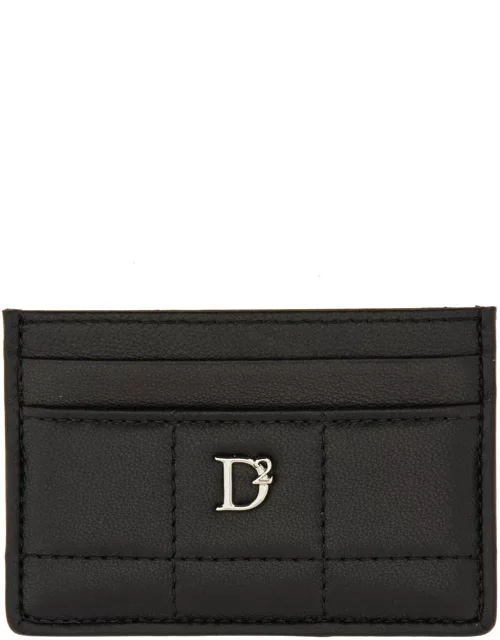 dsquared card holder with logo