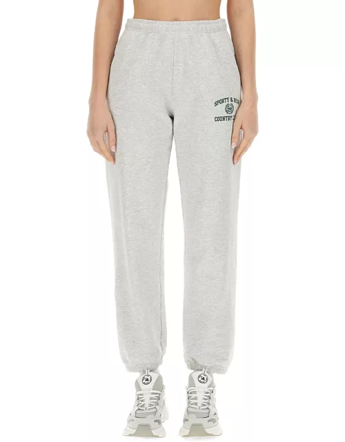 sporty & rich jogging pants with logo