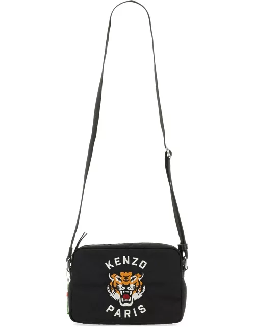 kenzo "kenzo varsity" embroidered shoulder bag