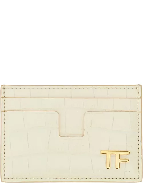 tom ford card holder with logo