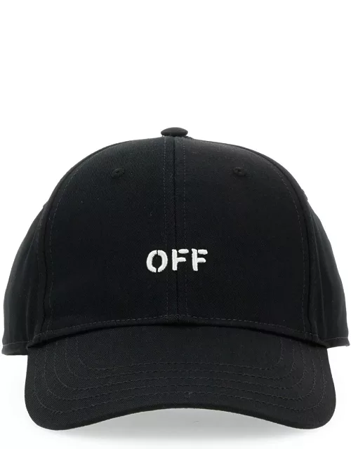 off-white baseball cap