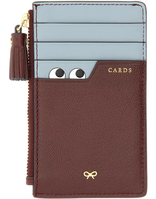 anya hindmarch leather card holder