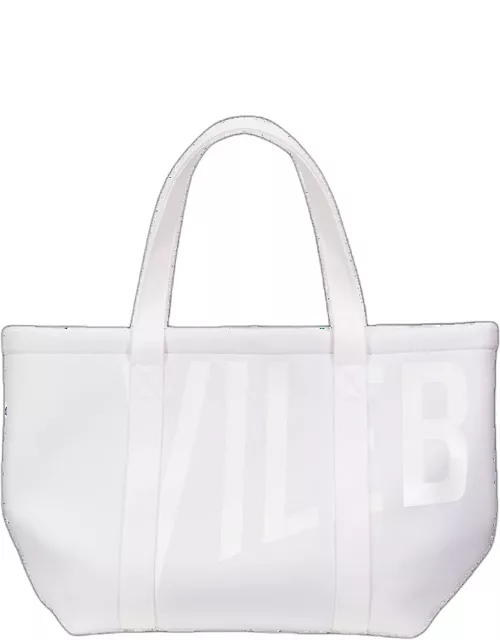 Unisex Neoprene Large Beach Bag Solid - Beach Bag - Bagsib - White