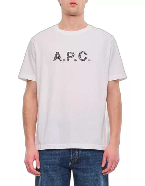 A.P.C. James Logo Cotton T-shirt White