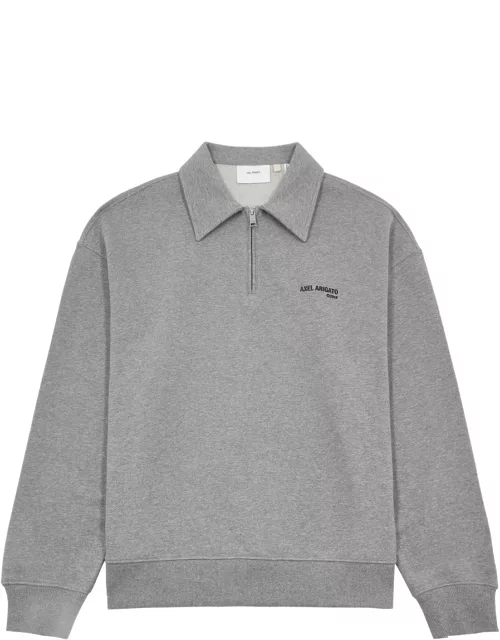 Axel Arigato Remi Half-zip Cotton Sweatshirt - Grey