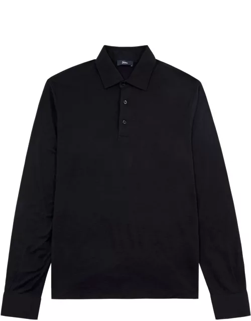 Herno Wool Polo Shirt - Navy