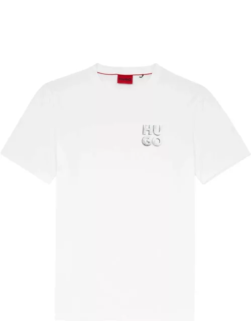 Hugo Logo-print Cotton T-shirt - White