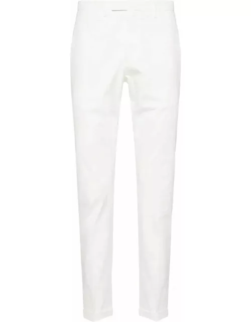 Briglia 1949 White Stretch-cotton Trouser