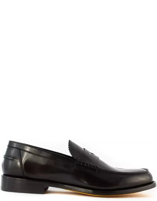 Doucal's Loafer In Black Leather