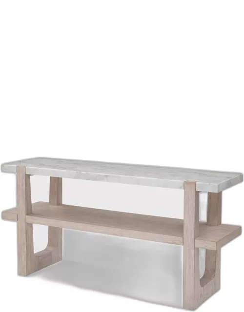 Nantucket Marble Top Console