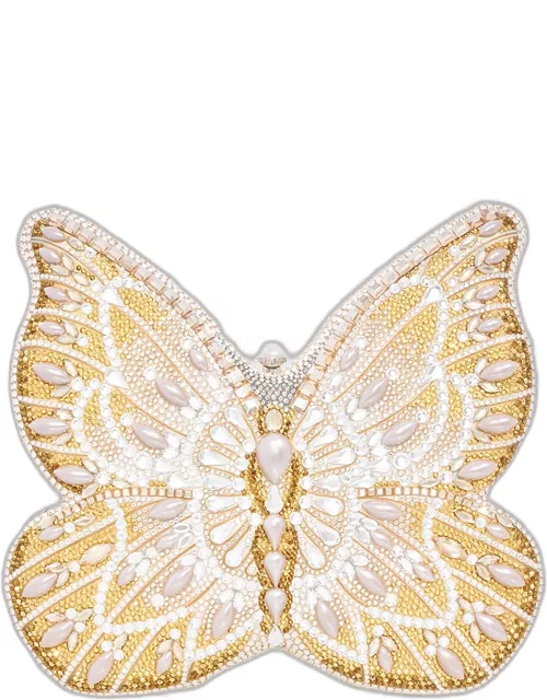 Pearly Butterfly Clutch Bag