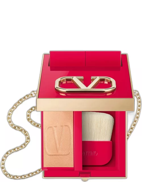 VLTN Go-Clutch Bag with Refillable Finishing Powder
