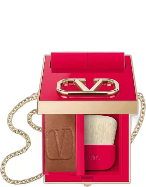 VLTN Go-Clutch Bag with Refillable Finishing Powder