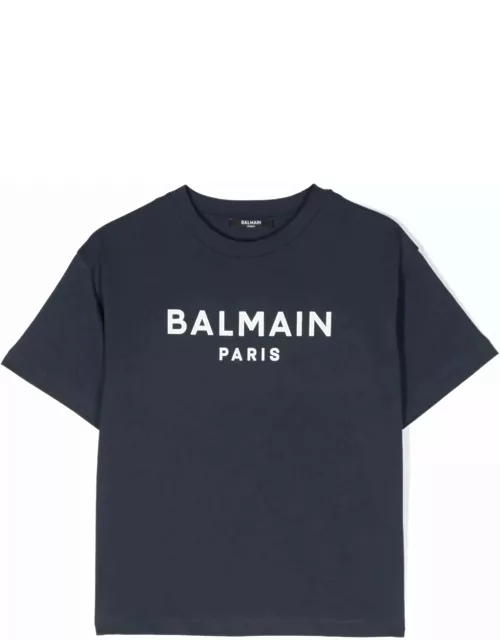 Balmain T-shirts And Polos Blue
